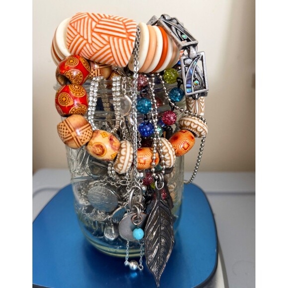 Estate Jewelry - Jewelry Mystery Surprise Lot -25 - 30 Pcs Estate Vintage & Modern Mix